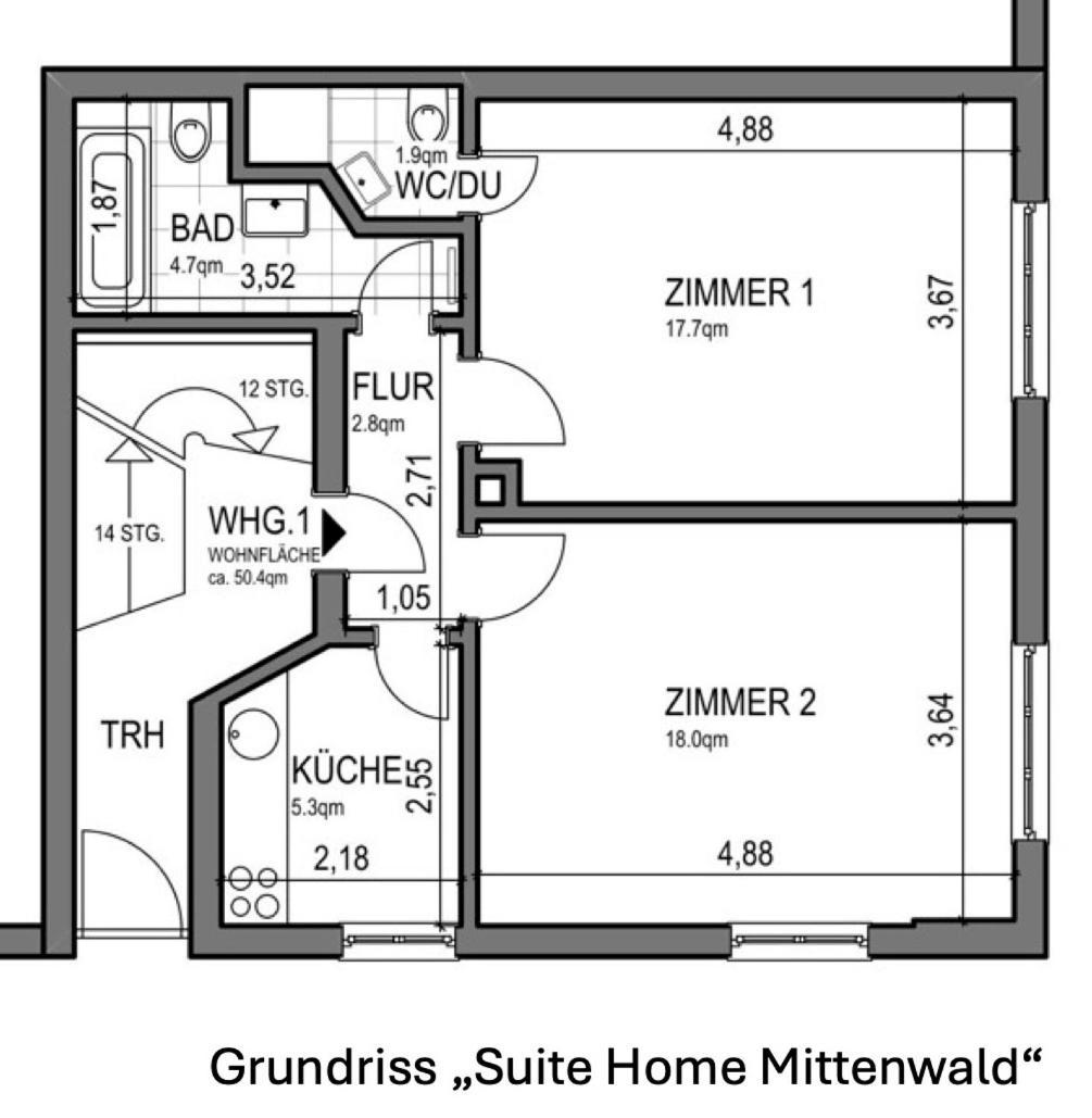 Suite Home Mittenwald Exteriör bild